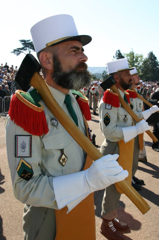 Why Do the Foreign Legionnaires Wear Leather Aprons?