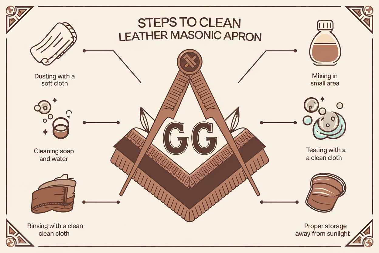 How to Properly Maintain a Leather Masonic Apron