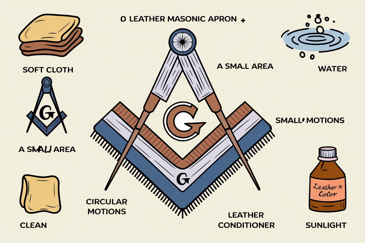 How to Properly Maintain a Leather Masonic Apron