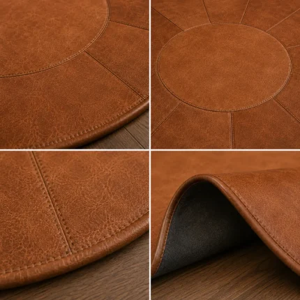 leather rugs
