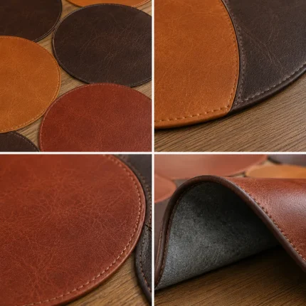 leather rugs