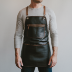 Pryor 1 Zipper Crazyhorse Leather Apron