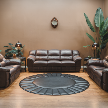 Home Decor Accent Cowhide Leather Rug