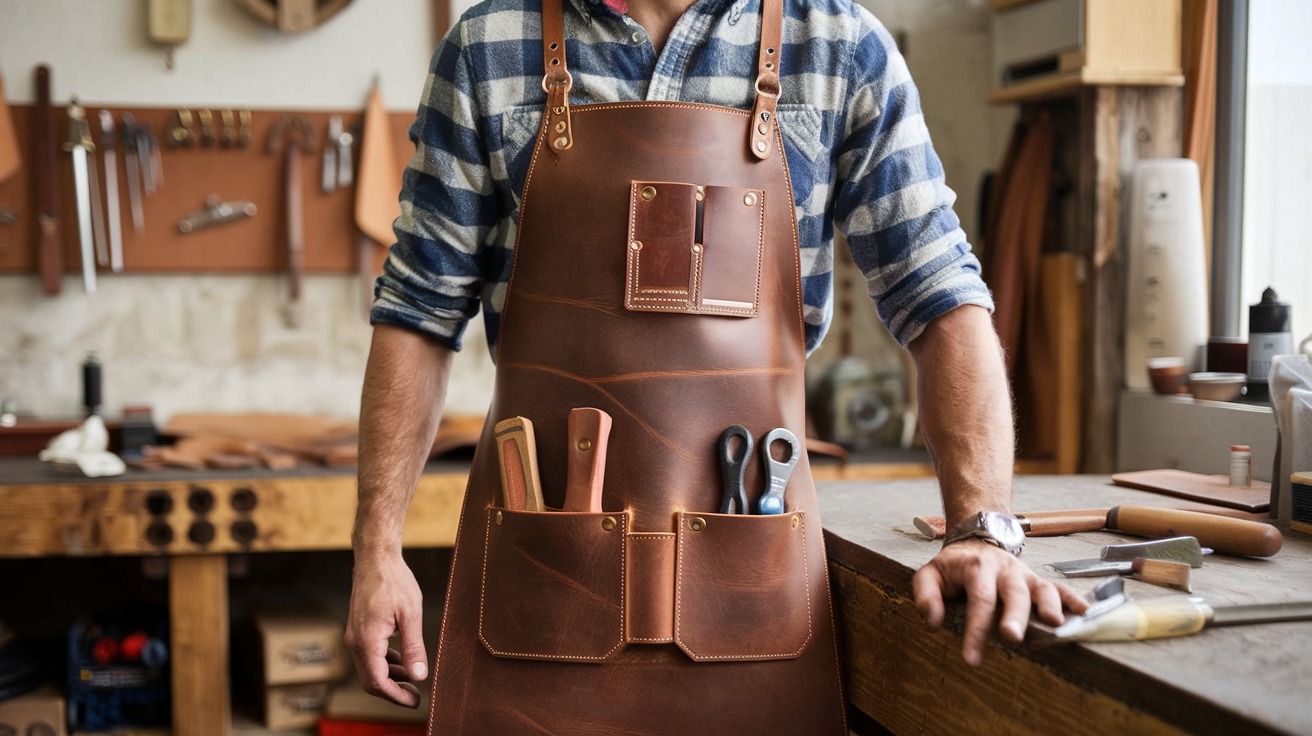 Why You Should Choose a Designer Leather Apron?