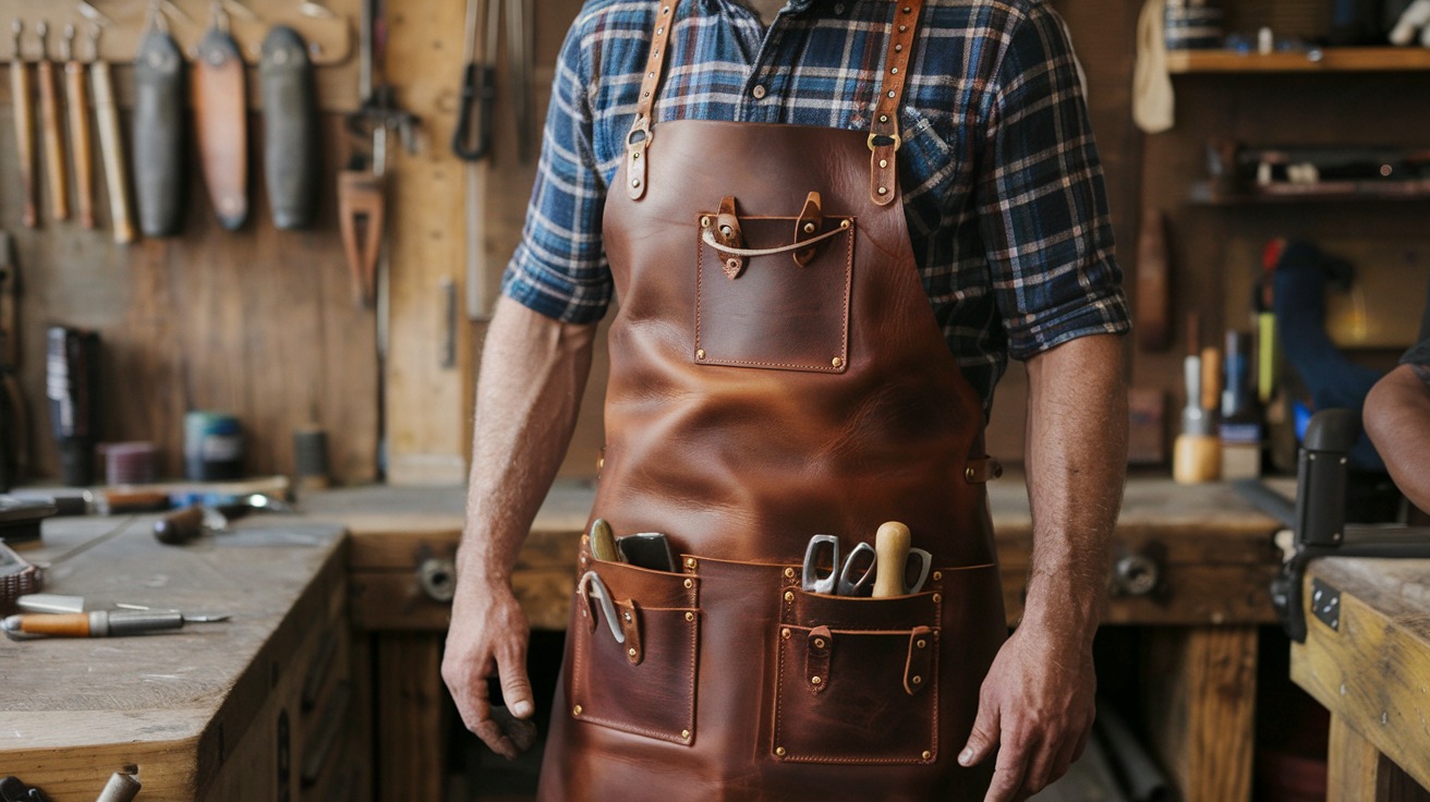 Why You Should Choose a Designer Leather Apron?