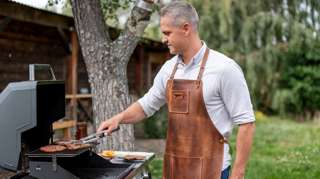 Leather Aprons for BBQ and Gastronomy: Combining Style, Durability, and Functionality