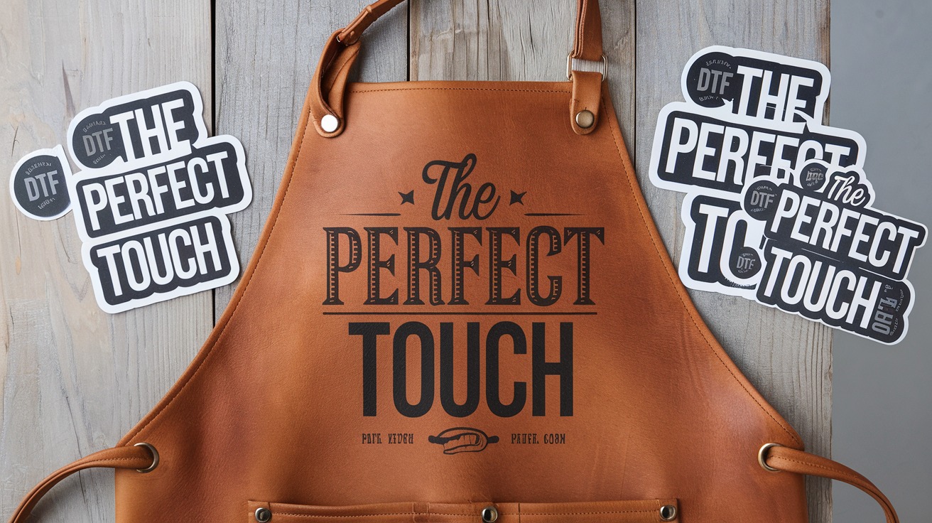 The Perfect Touch: DTF Stickers Printing on Leather Aprons