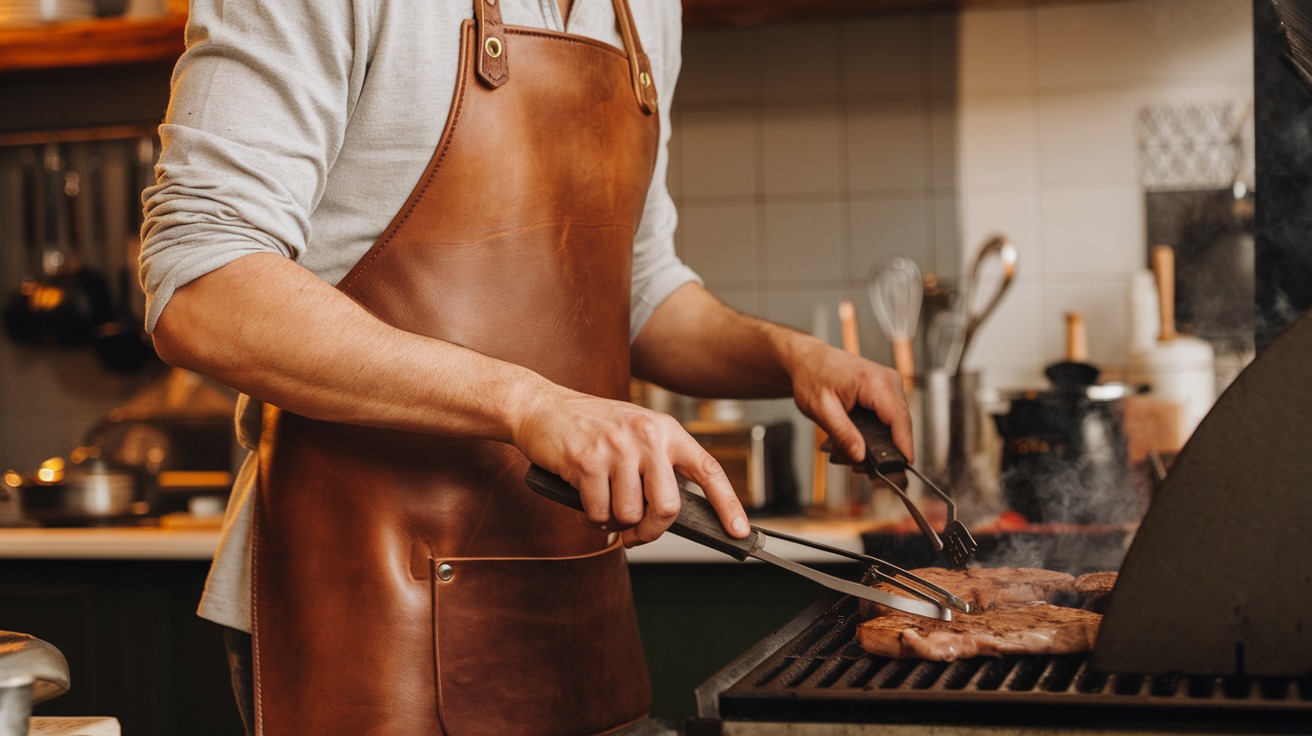 Leather Aprons for BBQ and Gastronomy: Combining Style, Durability, and Functionality