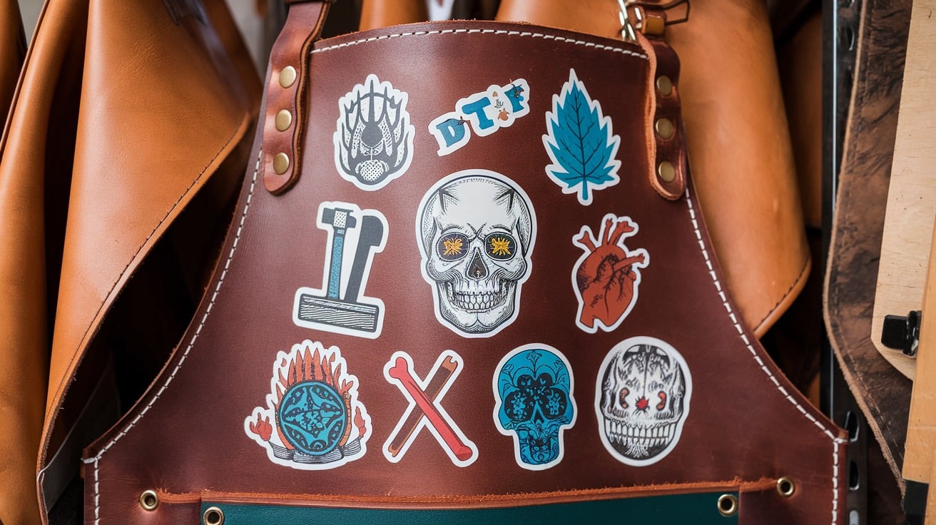 The Perfect Touch: DTF Stickers Printing on Leather Aprons