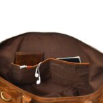 Custom Leather Duffle Bag-Perfect Weekend Travel & Gym for Men