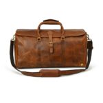 Leather Weekend Custom Large Duffle Bag for Men’s Travel & Vacations
