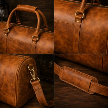 leather quality duffle bags