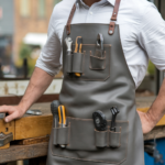 Craftsman’s Armor Grey Carpentry Leather Apron