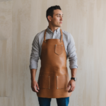  Classic Armor Brown Crazy Horse Leather Blacksmith Apron