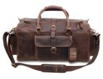 Personalized Leather Weekender Travel Bag – Luxury for Short Trips