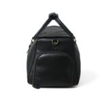 Men’s Leather Duffel Bag with Shoe Compartment - Image 3
