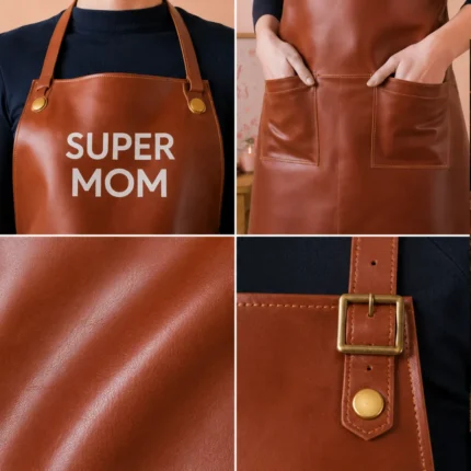Super mom leather aprons