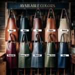 York 1 Zipper Cowhide Leather Apron - Image 2