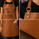 Australia Independence Day Leather Apron for Women - Image 2