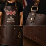 Men's United Kingdom Independence Day Leather Apron - Image 2