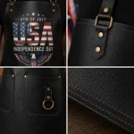 Men's USA Independence Day Leather Apron - Image 2