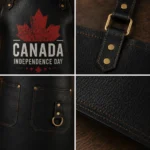 Men's Canada Independence Day Leather Apron - Image 2