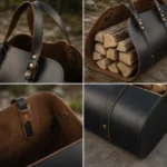 Wild Terrain Pull Up Leather Log Carrier - Image 2