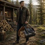 Wild Terrain Pull Up Leather Log Carrier