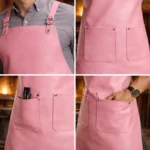 Evercraft Pink Crazy Horse Blacksmith Leather Apron - Image 2