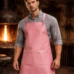 Evercraft Pink Crazy Horse Blacksmith Leather Apron
