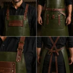 Fire Forge Blacksmith Crazy Horse Leather Apron - Image 2