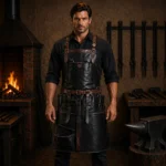 Hammer Force Blacksmith Crazy Horse Leather Apron