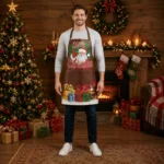 Tinsel Touch Brown Crazy Horse Leather Apron