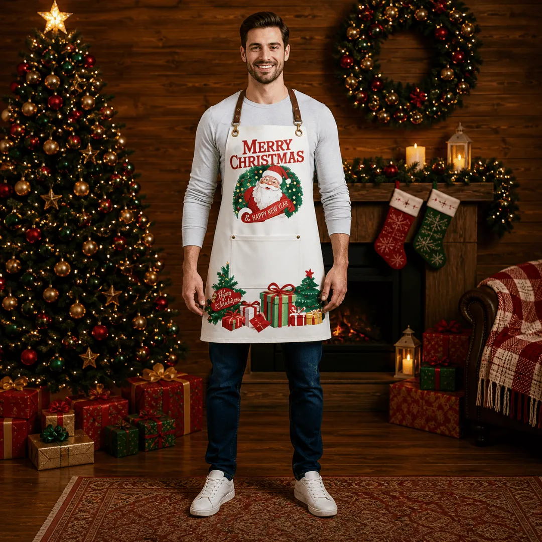 Untitled-2026-05-04T225013.371.webp North Pole White Crazy Horse Leather Apron - Image 1