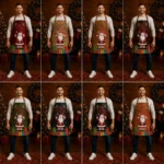 Merry Maker Black Crazy Horse Leather Apron - Image 3