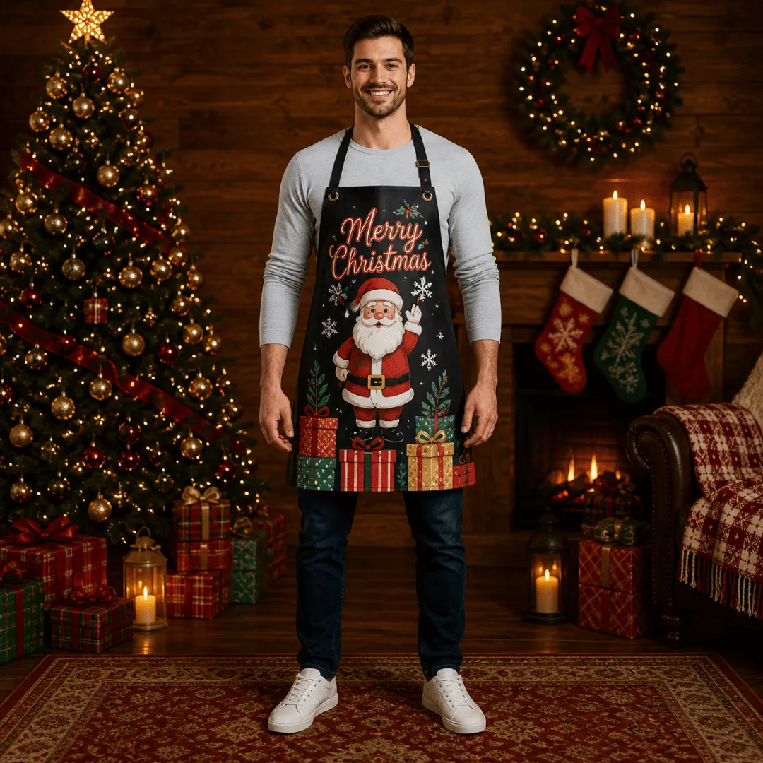 Untitled-2026-05-04T231756.565.webp Winter Wonderland Black Crazy Horse Leather Apron - Image 1