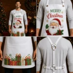 Rudolph's Craft Red Crazy Horse Leather Apron - Image 2