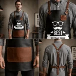 Best Father Ever Cowhide Leather Apron – Father’s Day Special - Image 2