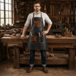 Masterwork Shield Woodworking Leather Apron