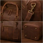 Custom Leather Duffle Bag-Ideal Father's Day Gift - Image 2