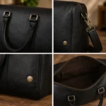 Leather Two Tone Genuine Travel Men's Vintage Duffle Bag - Image 2