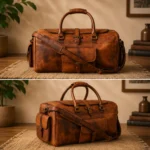 Leather Duffle Bag for Men-Perfect Holiday Companion