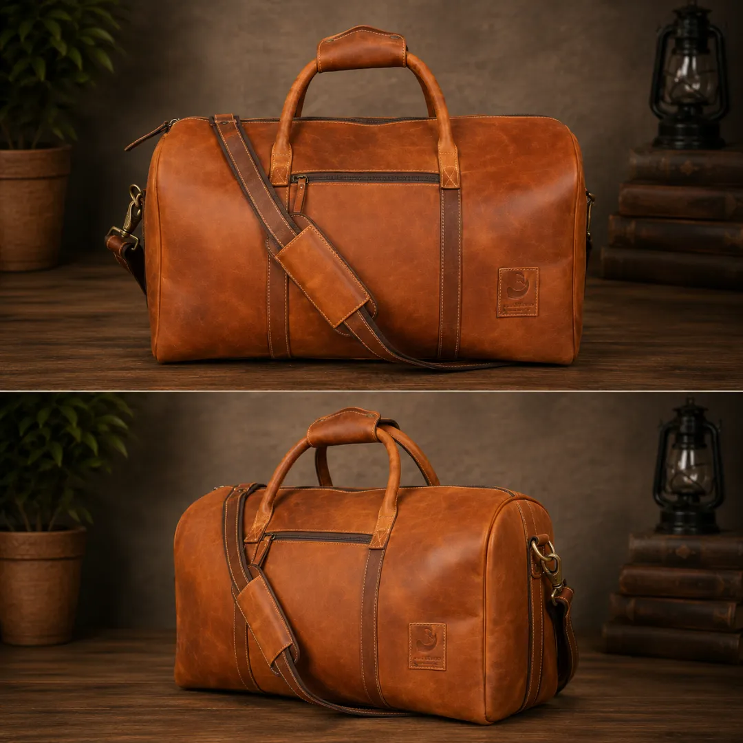 Untitled-2026-05-17T202247.690.webp 20-Inch Buffalo Leather Travel Duffle Bag - Image 1