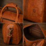 20-Inch Buffalo Leather Travel Duffle Bag - Image 2