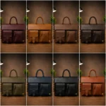 Handmade Leather Messenger Bag for Men - Image 3