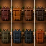 Handcrafted Laptop Backpack - Personalized Leather Roll top - Image 3
