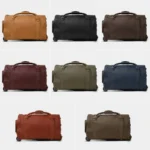 NOVA Convertible Real Leather Duffle Bag - Image 5