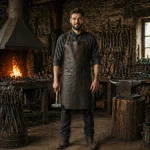 ForgeFellow Protective Blacksmithing Leather Apron