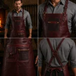 Ironclad Defender Blacksmith Crazy Horse Leather Apron - Image 2