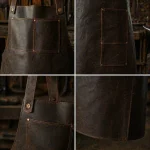 ForgeFellow Protective Blacksmithing Leather Apron - Image 2
